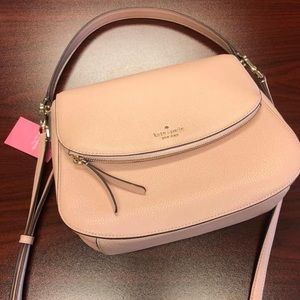Kate Spade handbag and wallet blush color NWT